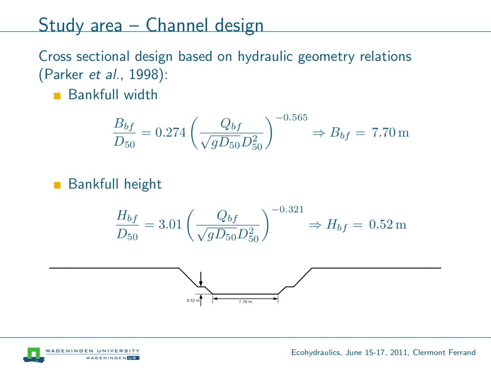 Slide 5 of Field-scale experiment of migrating bar behavior: preliminary analysis