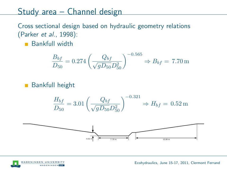 Slide 6 of Field-scale experiment of migrating bar behavior: preliminary analysis