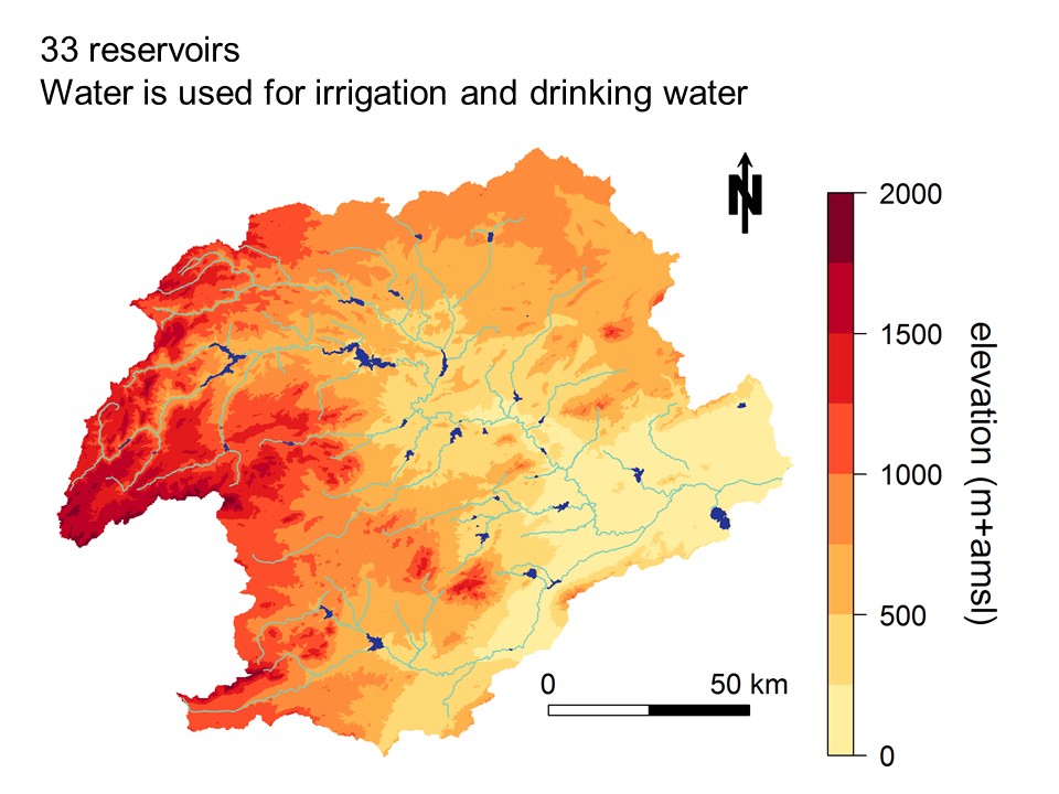 Slide 6 of The impact of climate change and sustainable land management based adaptation on hydrology and soil erosion of a large semiarid catchment