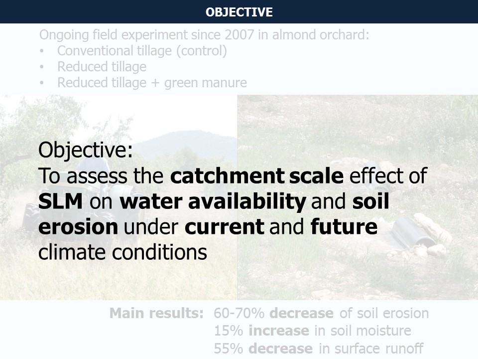 Slide 6 of Sustainable Land Management potential for climate change adaptation in Mediterranean environments: a regional scale assessment