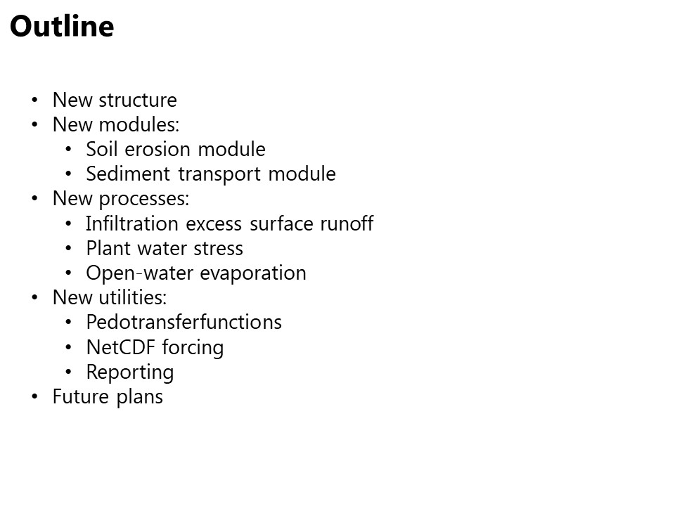 Slide 2 of SPHY v3.0: What’s new?