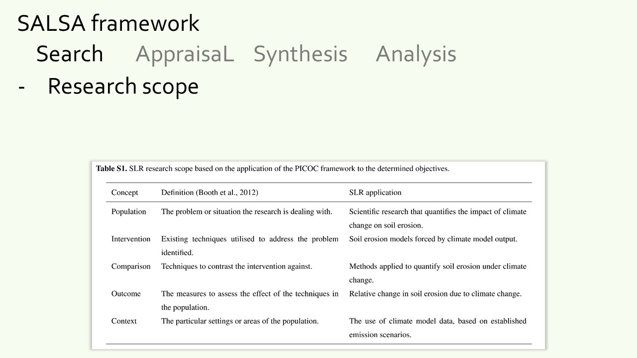 Slide 10 of My experience in Systematic Review writing