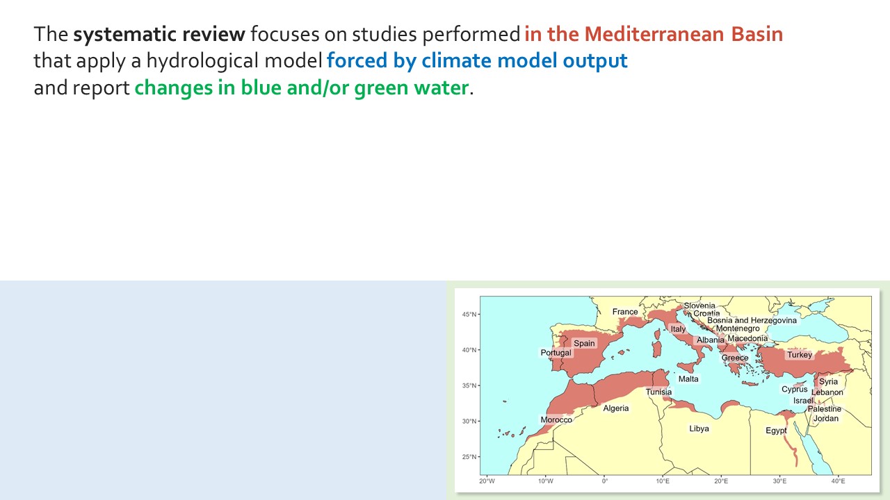 Slide 5 of The impacts of future climate change on water security in the Mediterranean Basin