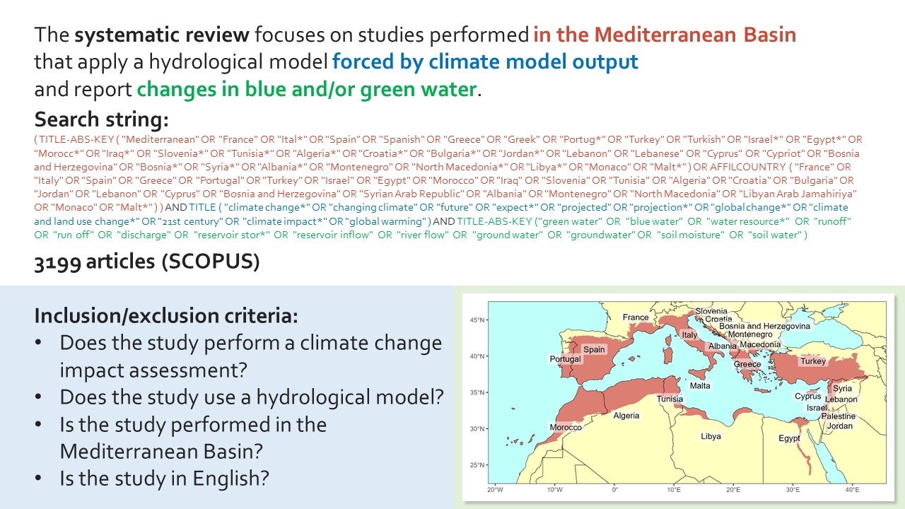 Slide 7 of The impacts of future climate change on water security in the Mediterranean Basin