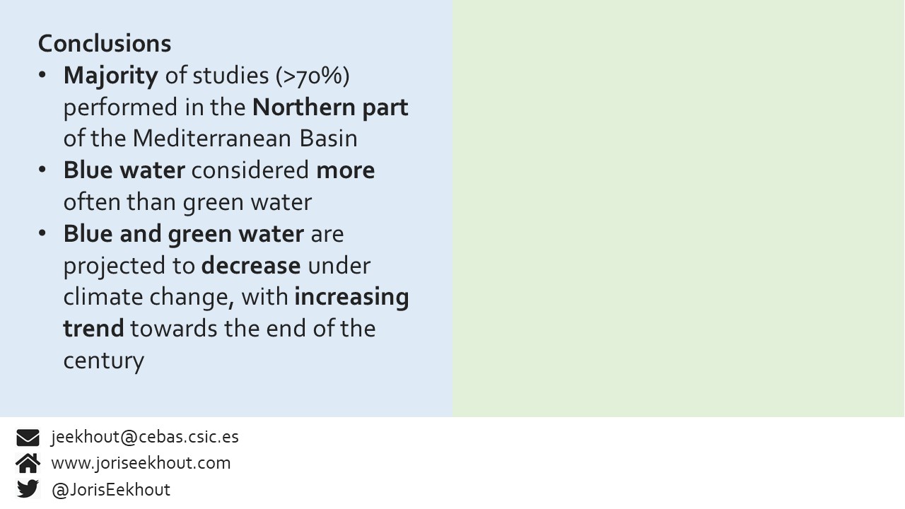 Slide 13 of The impacts of future climate change on water security in the Mediterranean Basin