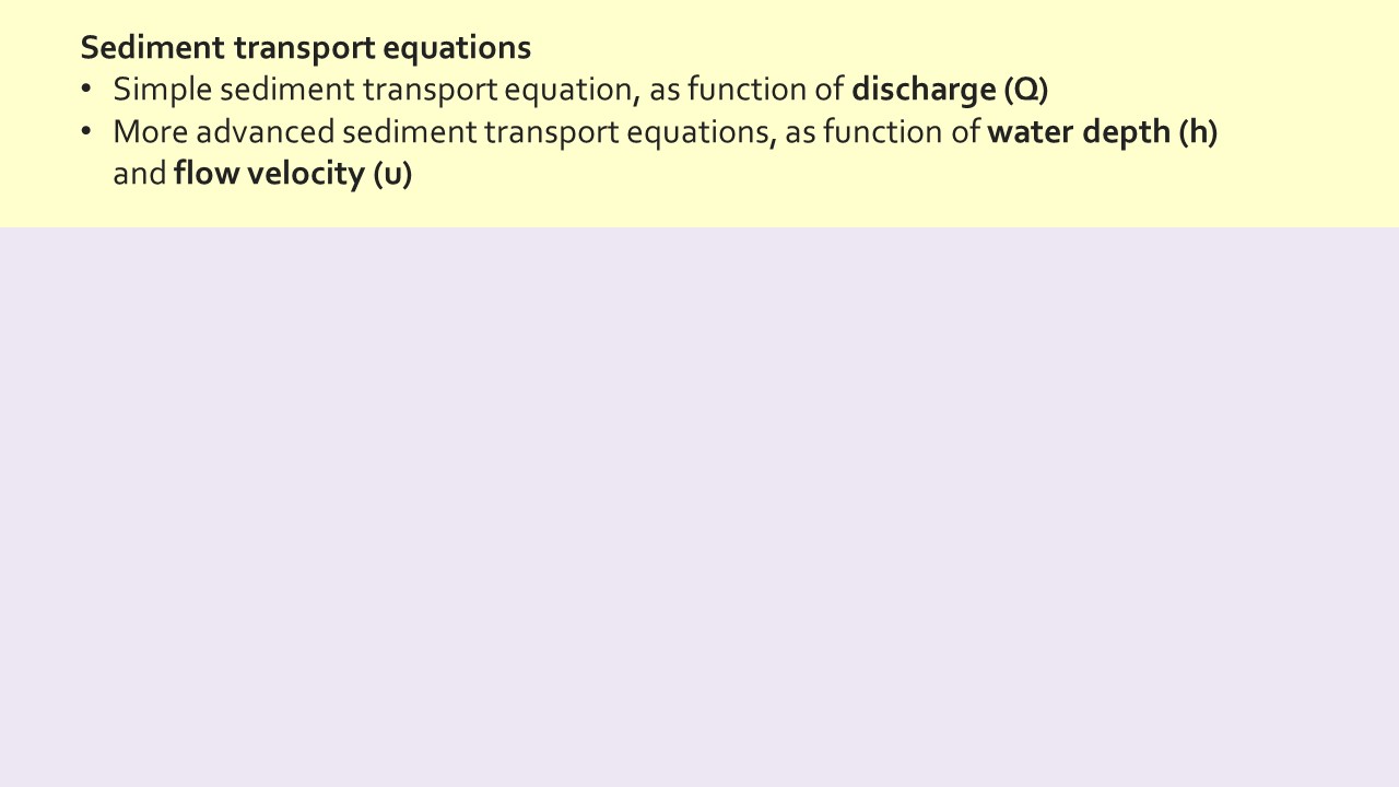 Slide 15 of Soil erosion and river morphodynamics in SPHY