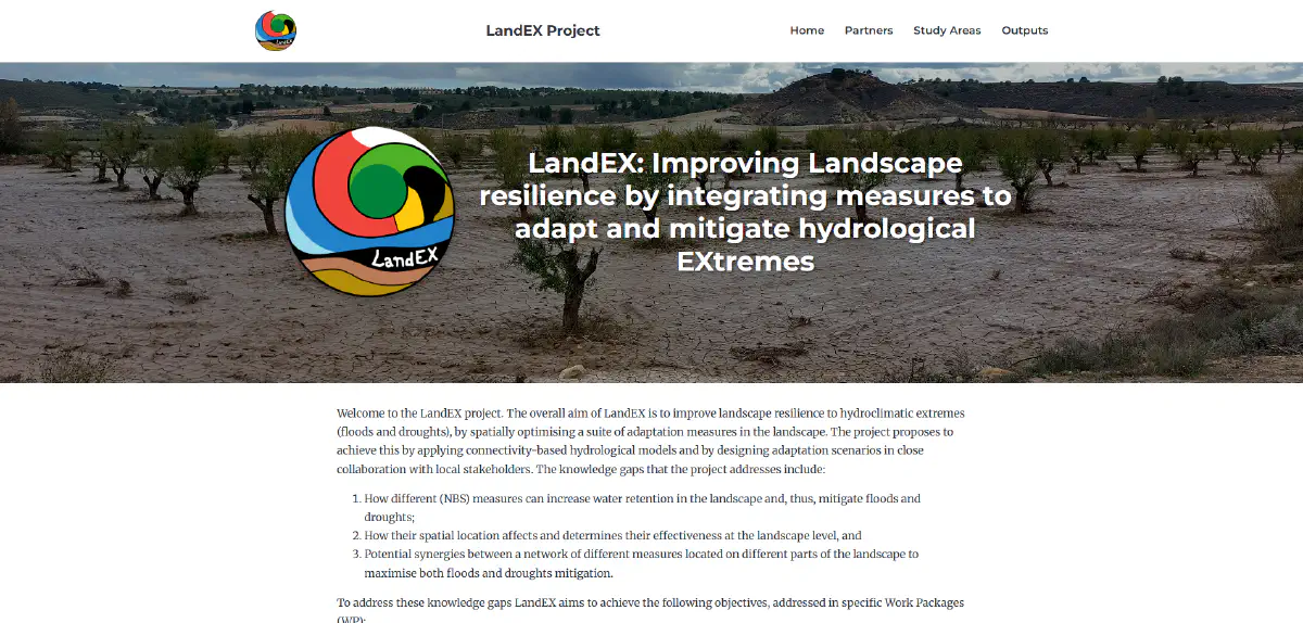 Screenshot of LandEX Project